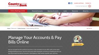 Online Banking - Easy Online Account Management | County Bank