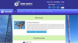 Door County Broadband: Home