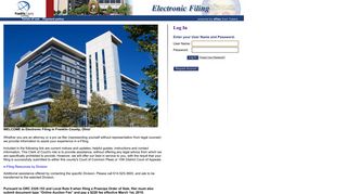 Electronic Filing - Franklin County