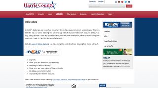Harris County Federal Credit Union - Online Banking |