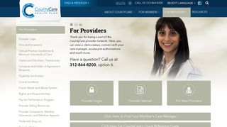 CountyCare - For Providers