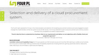 FourPL | Selection and delivery of a cloud procurement system.