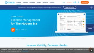 Expense Management Software | Business Expense Reports ... - Coupa