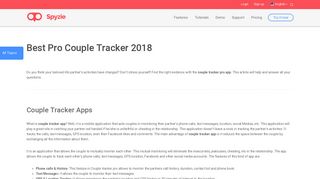Best Pro Couple Trackers 2018 - Spyzie