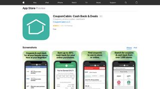 CouponCabin: Cash Back & Deals on the App Store - iTunes - Apple