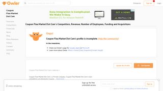 Coupon Flea Market Dot Com Competitors, Revenue and Employees ...