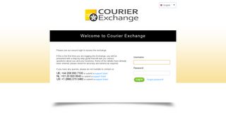 Courier Exchange Login