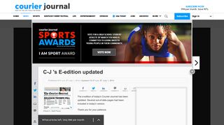 Courier-Journal e-edition updated