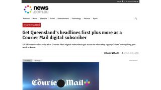 Courier Mail subscription: Digital new subscriber offer - News.com.au