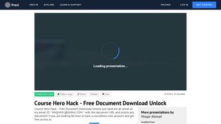 Course Hero Hack - Free Document Download Unlock by Waqar ...