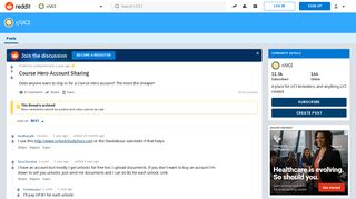 Course Hero Account Sharing : UCI - Reddit