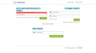 CengageBrain - Login or Register