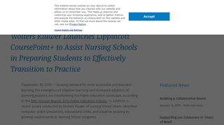 Wolters Kluwer Launches Lippincott CoursePoint+ to Assist Nursing ...
