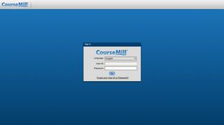 CourseMill 7.0 - Login