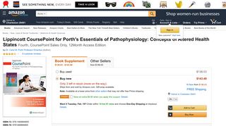Lippincott CoursePoint for Porth's Essentials of Pathophysiology ...