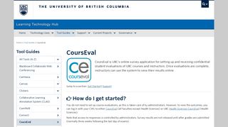 CoursEval | Teaching with Technology