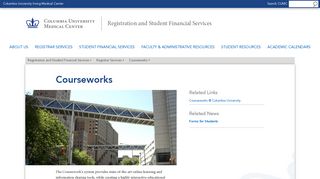 Courseworks | Columbia University Medical Center