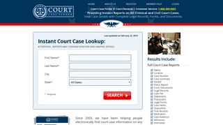 CourtCaseFinder.com - Providing instant reports on all criminal and ...