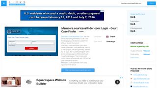 Visit Members.courtcasefinder.com - Login - Court Case Finder.