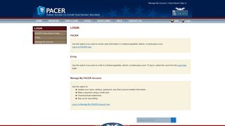 Login - Public Access to Court Electronic Records