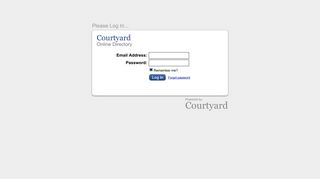 Courtyard Online Directory: Login