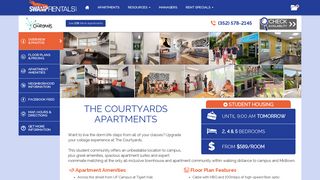 The Courtyards Apartments Gainesville - Swamp Rentals