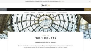Thank you from Coutts