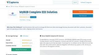 MyB2B Complete EDI Solution Reviews and Pricing - 2019 - Capterra