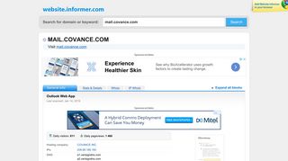 mail.covance.com at WI. Outlook Web App - Website Informer