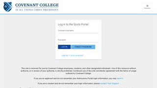 Covenant Portal - Covenant College