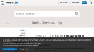 Online Services | Help | Coventry Building Society