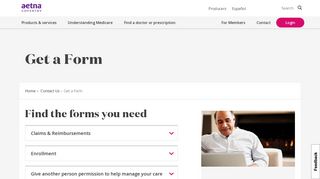 Get a Form | Aetna Coventry Medicare