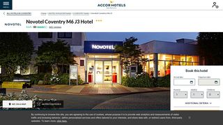 Novotel Coventry M6 J3 | Contemporary Hotel in Coventry - Accor Hotels