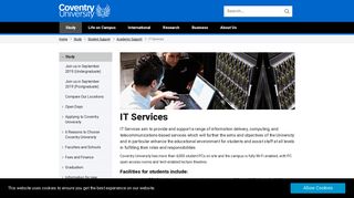 Coventry University | IT Services