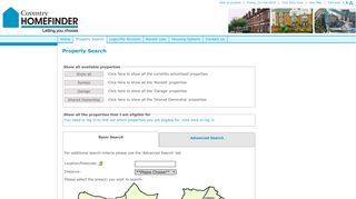 Property Search - Coventry Homefinder