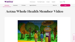 Aetna Whole Health Member Video - Plans & Services | Aetna