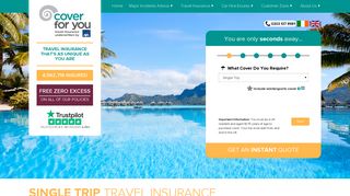 Single Trip Travel Insurance | One Off Holiday Insurance - CoverForYou