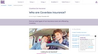 Coverbox Car Insurance | MoneySuperMarket