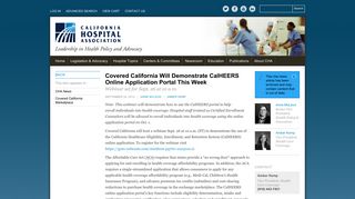 Covered California Will Demonstrate CalHEERS Online Application ...