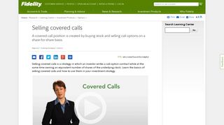 How to sell covered calls - Fidelity