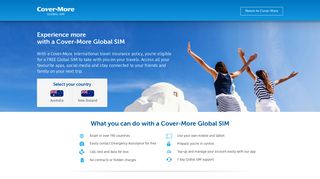 Cover More/Travel SIM - Cover-More Group Limited