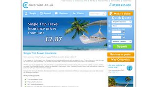 Single Trip Travel Insurance - Coverwise