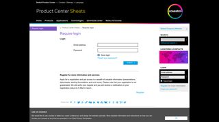 Require login - Sheets.covestro.com