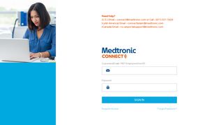 Login - Medtronic Connect Americas