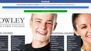 Cowley International College - Home - Facebook Touch