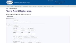 Travel Agent Registration - Cox & Kings