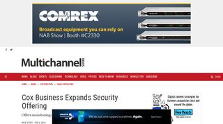 Cox Business Expands Security Offering - Multichannel