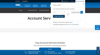 Account Services Support | Cox Communications
