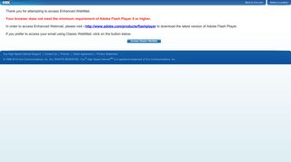 Cox High Speed Internet Enhanced WebMail