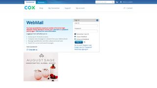 WebMail - Cox Communications - Residential Home